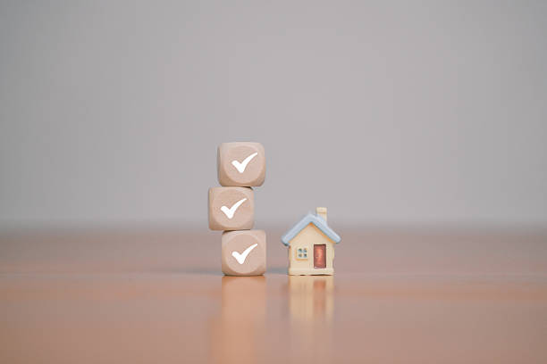 istock Wooden cube checklist represents success, strategy and effective task management.When any box is checked and checked, satisfaction, review and success follow.Ideal for business workflow, planning 2218363456