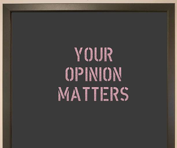 istock Photo frame with text written Your Opinion Matters  viewpoint, feedback is valued and important - Encourage people to share thoughts and ideas to get unique perspective and diverse thinking 2218365787