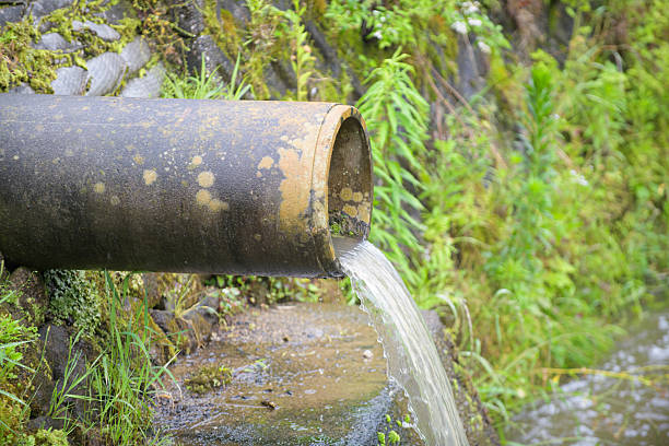 istock Outlet of an irrigation channel 2218366573