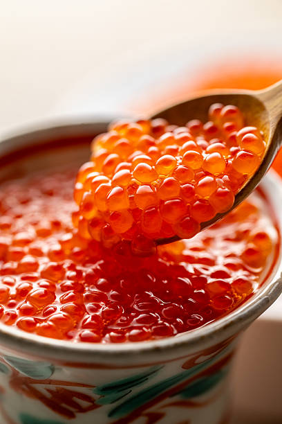 istock Glistening Ikura Being Served 2218366985