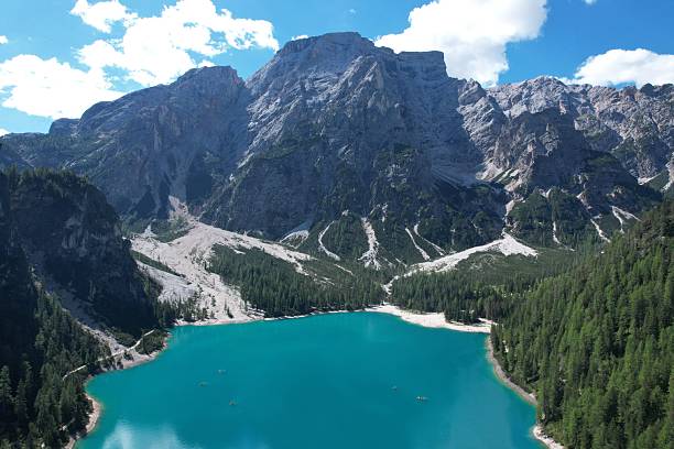 istock Serene Lago di Braies in the Dolomites 2218367731
