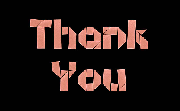 istock Thank You Paper Text on Black Background 2218374775