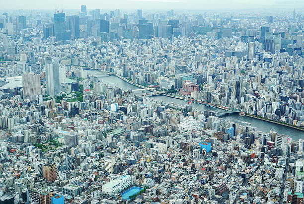 istock Cityscape from Above Tokyo Skytree in Japan 2218374817