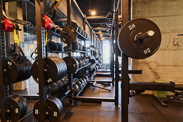 istock Barbell disks in a gym! 2218375030