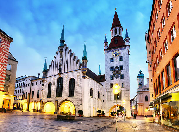 istock Old Town Hall at Marienplatz Square in Munich, Germany 2218375612