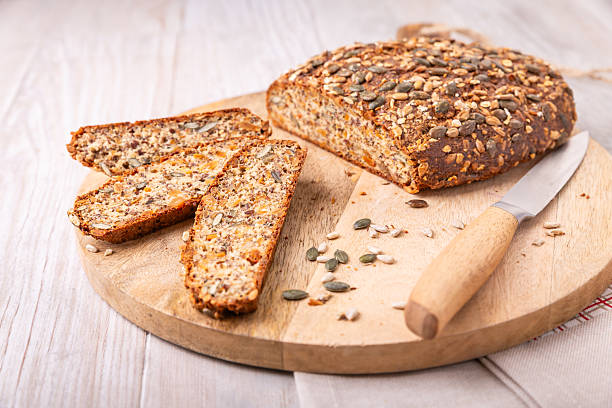 istock Protein bread, paleo bread with nuts, seeds, gluten free 2218382565
