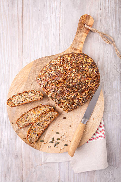 istock Protein bread, paleo bread with nuts, seeds, gluten free 2218382567