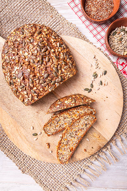 istock Protein bread, paleo bread with nuts, seeds, gluten free 2218382568