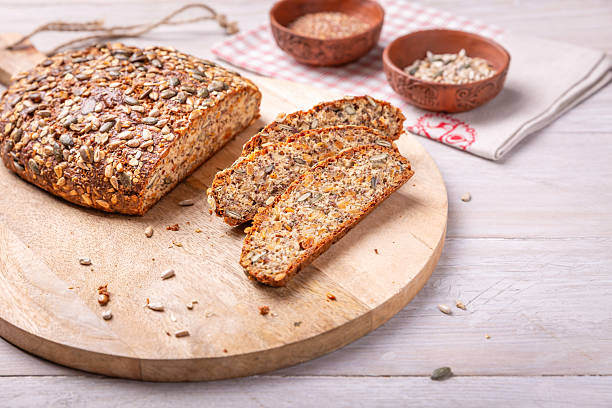 istock Protein bread, paleo bread with nuts, seeds, gluten free 2218382571