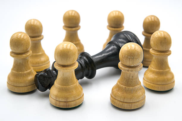 istock Fighting against a stronger opponent. 2218388310
