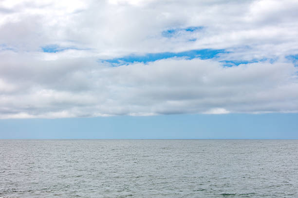 istock The sky is cloudy and the ocean is calm 2218396202