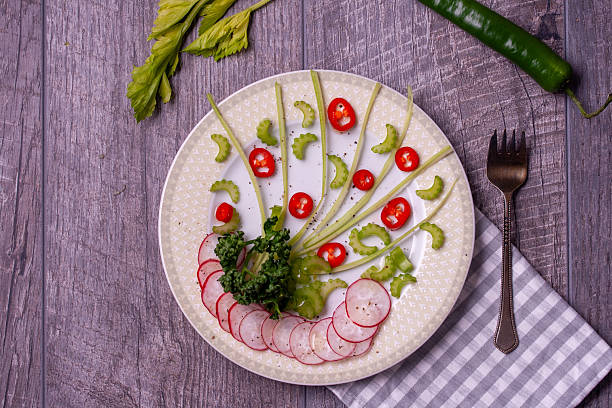word letters H O R S  D ´ O E U V R E S  headline from red orange yellow purple green chili peppers, parsley herbs and salad lettuce leaves letters for text words, poster, buffet banner sign, menu card for vegan vegetarian food with vegetables letters, plant based veggie recipes, for text, encyclopedias, hors d´œuvres cook book, cookery books, letters isolated for decoration of cards, flyer, hors d´oeuvre brochure, appetisers booklet,  appetizers veggies vouchers, coupons, plantbased dinner lunch brunch birthday invitation card and present voucher, veganuary vegetable diner, bistro, café, restaurant plant-based chilli appetiser, small appetizer dishes, french hors d´œuvre, hors d´oeuvres menu card or banner