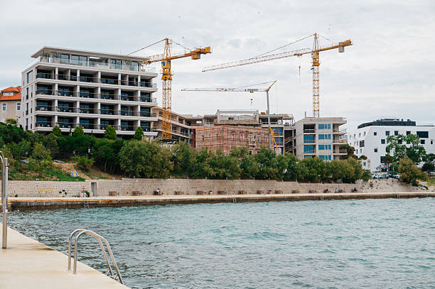 istock Buildings under construction by the sea 2218411832