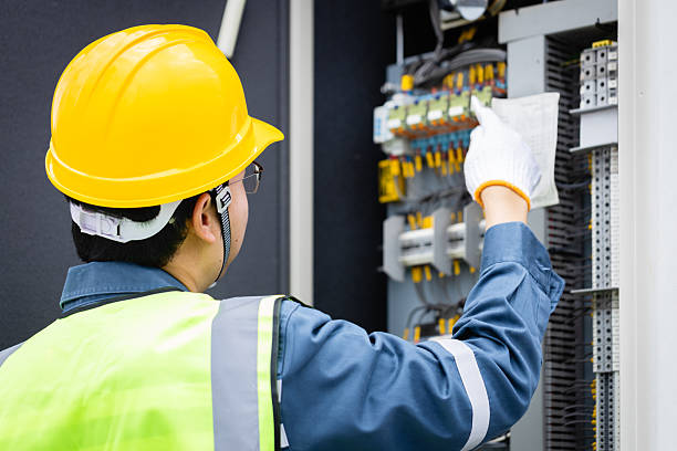 istock Engineer is working on high voltage power substation performing inspection and check of electrical infrastructure to ensure safety and proper operation 2218416110
