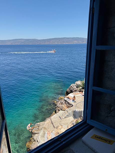 istock Looking out to Greek islands 2218417387