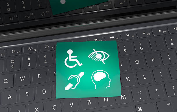 istock Disabled, Disability Signs, Icons are Visual Presentation. 2218420987