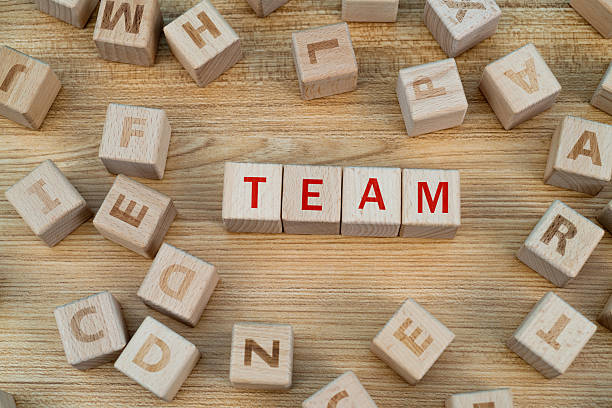 istock Wooden blocks with word team 2218422712