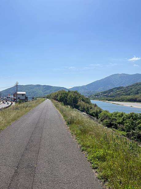 istock The road side of Yoshino river 2218424455