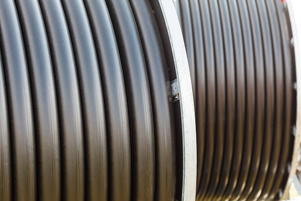 istock Detailed closeup of flexible plastic hose 2218429086