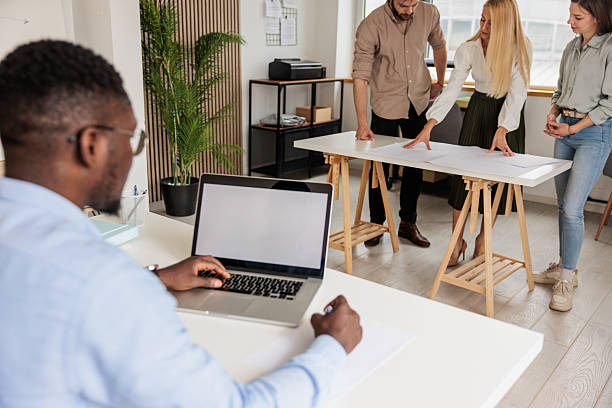 istock Productive atmosphere at t he office 2218441728