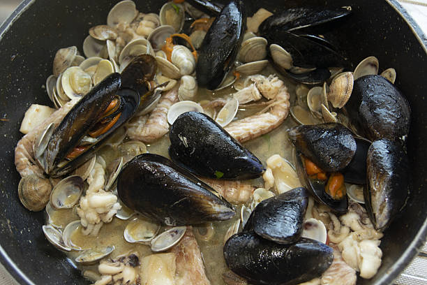 istock Classic Italian Pasta Dish with Seafood 2218445051