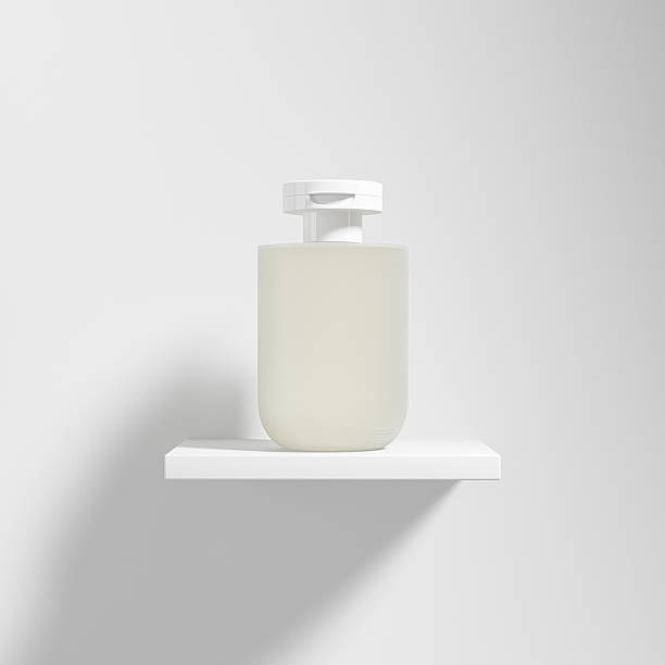 istock white cosmetic plastic bottle mockup, flat flip cap cylindrical packaging, modern liquid skincare container, personal care product packaging, translucent cylindrical shape lotion sqeeze bottle 2218446437