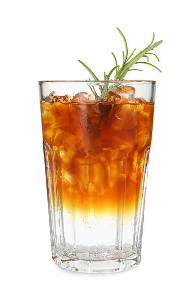 istock Refreshing espresso tonic drink with rosemary isolated on white 2218447060