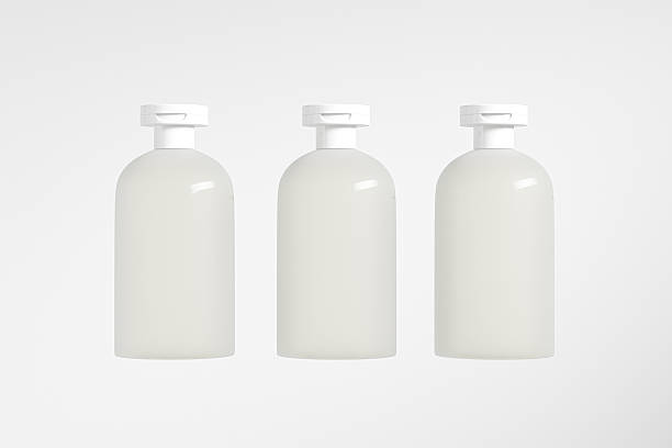 istock small translucent cosmetic bottle mockup, flat flip cap cylindrical makeup packaging, liquid skincare and cosmetic container, lotion sqeeze bottle mockup, short personal care product packaging 2218448146