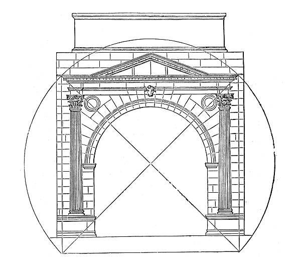 istock Theory of Architecture: Principles of proportion, Arch of Augustus, Rimini 2218454899