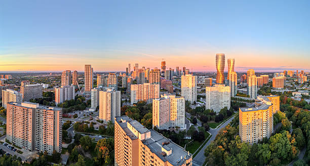 Mississauga, Ontario, Canada Downtown Skyline