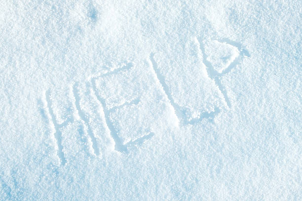 istock A snow covered ground with the word HELP written in the snow 2218467107