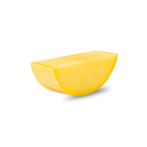 istock Yellow Mango slice isolated on white background with clipping path, full depth of field 2218467990