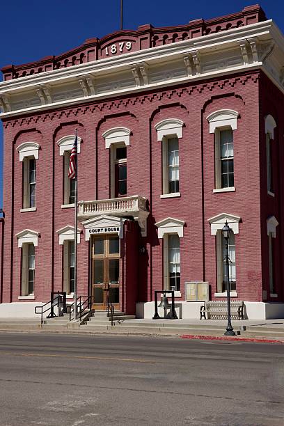 istock Small town 1800’s city hall 2218481593