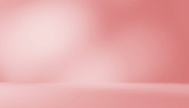 istock Empty pink colour room studio with sunlight effect shadow on the floor and wall for product presentation. 2218485204