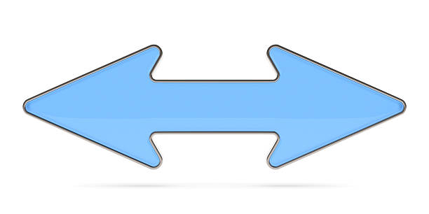 arrow on white background. Isolated 3D illustration