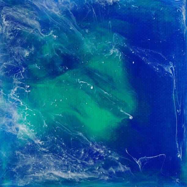 Blue and Green Ocean Themed Background