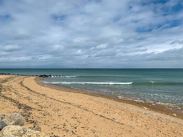 Quiet Beach on the Normandy Coast