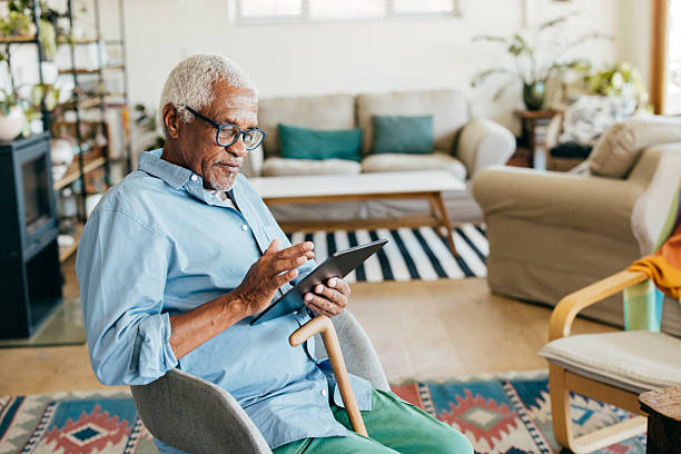istock How tablets, apps, and smart tools are enriching daily life for seniors. 2218496289