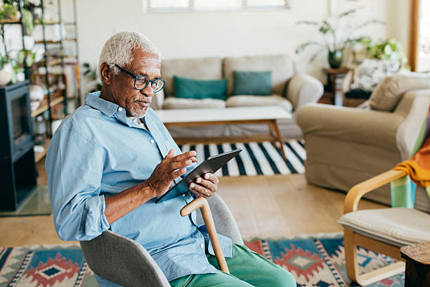 istock How seniors are embracing the digital world with confidence. 2218496365