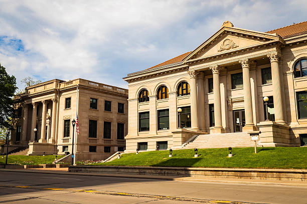 istock Eau Claire Public Library Exterior on Sunny Day 2218506683