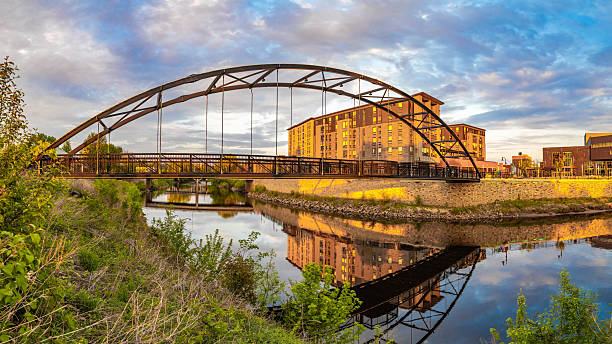 istock Phoenix Park Footbridge over Chippewa River in Eau Claire 2218506695