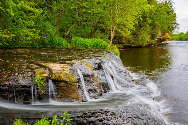 Scenic landscape of Putnam Park in Eau Claire Wisconsin