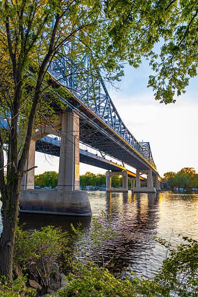 istock Scenic La Crosse Cass St Bridge at Sunset 2218507004