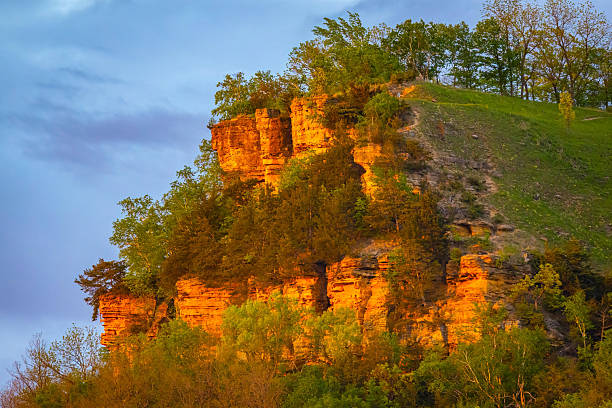 istock Scenic Sunset View from Miller Bluff in La Crosse 2218507075