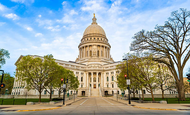 Madison Capitol View on a Summer Morning
