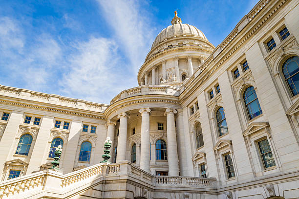 istock Close-Up View of Madison Capitol on a Sunny Day 2218507986