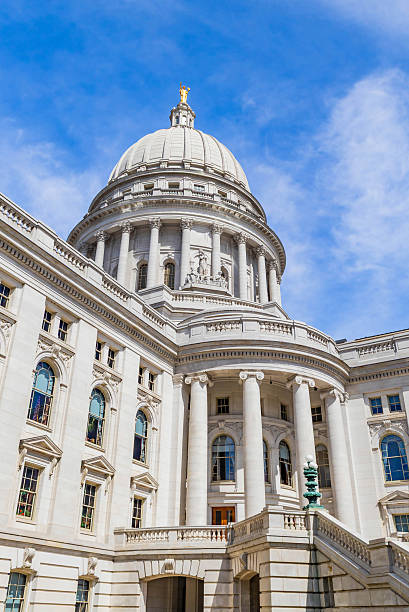 istock Close-Up View of Madison Capitol on a Sunny Day 2218508028