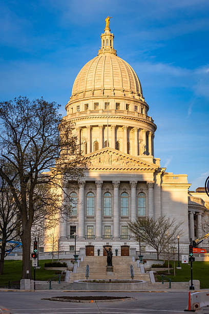 istock Scenic View of Madison Capitol at Sunset 2218508070