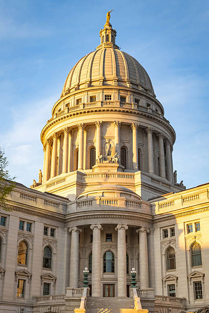 istock Scenic View of Madison Capitol at Sunset 2218508073