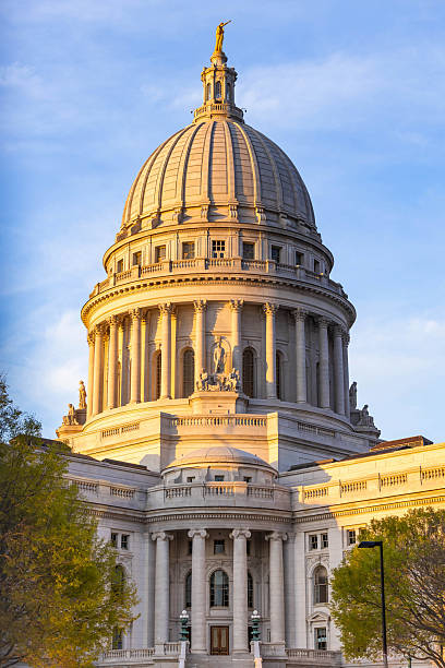 istock Scenic View of Madison Capitol at Sunset 2218508087